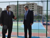 جامعة حلوان تعلن الانتهاء من تطوير ملعبين رياضيين بدعم من وزارة الشباب