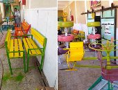 محافظة كفر الشيخ تحول التعليم الفنى لتعليم منتج ومربح للطلاب والحكومة.. توفير المهملات والمخلفات الحكومية للطلبة لتحويلها لمنتجات.. فرص عمل للتلاميذ بـ4 مصانع.. الإنتاج مراجيح ومقاعد للحدائق وصناديق قمامة.. صور