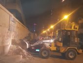 صور.. حملة مسائية مكبرة لإزالة الإشغالات والمخالفات شرق الإسكندرية