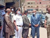 صور.. إزالة أدوار مخالفة ببرج سكنى مخالف لشروط البناء بطوخ 