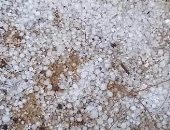 سقوط ثلوج على مناطق متفرقة فى وسط وشمال سيناء.. صور