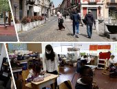 صور.. العالم هذا المساء..جامعة أوهايو تنظم حفل تخرج طلابها عبر الإنترنت خوفا من كورونا..الحياة تعود مرة أخرى للمناطق الحمراء فى إيطاليا.. ماكرون يتفقد مدرسة لبحث إمكانية إعادة الطلاب للفصول