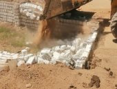 إزالة 3 حالات تعد على الاراضى الزراعية بمساحة 4 قراريط بمركز البلينا بسوهاج 