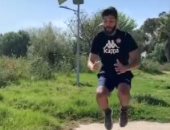 شاهد.. وصلة تدريبات قوية لفرجاني ساسي استعداداً للإيجيبشن ليج