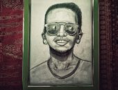 قارئ يشارك برسومات فنية و يؤكد : نفسى أكون رسام عالمى