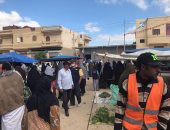 صور ..حملات مكثفة بأحياء الإسكندرية لفض الأسواق واشغالات الطريق