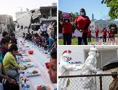 كورونا × صور..تدريبات قتاليه بالعراق بالكمامات..أطباء أمريكيون يحتجون بسبب الوباء