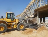 محافظة الجيزة تزيل إشغالات استمرت 15 سنة بالمنيب.. صور