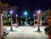 خلال الحظر.. جولة لرئيس حى الجمرك بالإسكندرية لرفع كفاءة الإضاءة.. صور