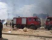حريق هائل بأحد مصانع المواد الغذائية بالمنطقة الصناعية السادسة بأكتوبر