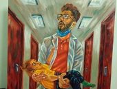 الأمل.. قارئ يشارك بورتريه للتعبير عن التقدير والمحبة لمجهود الأطباء 