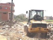 تحرير 72 محضر إتلاف أسفلت ورفع 55 طن قمامة بقطور فى الغربية