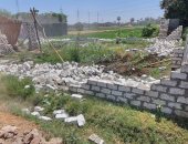 إزالة 7 حالات تعد على الأراضى الزراعية بمركز سوهاج 