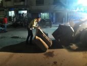 حملة مكبرة لإزالة الإشغالات وفرض الانضباط شرق الإسكندرية خلال أوقات الحظر