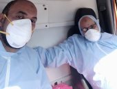 الجيش الأبيض.. خالد وأشرف من إسعاف القليوبية على خط مواجهة كورونا 