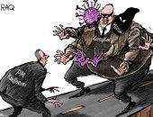 كاريكاتير صحيفة سعودية.. "فساد وميليشيات وكورونا" تحديات الكاظمى بالعراق