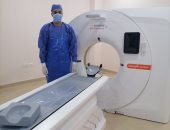 جيشنا الأبيض.. "محمد" بجانب جهاز الأشعة المقطعية على خط مواجهة كورونا