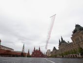 المقاتلات الروسية تغطى سماء موسكو احتفالا بعيد النصر.. صور