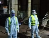 حملة تطهير وتعقيم منطقة كفر عنان بالغربية