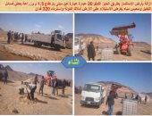 محافظة الجيزة تسترد 1520 فدان بمركز الواحات البحرية.. صور