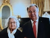 الأمين العام للأمم المتحدة يحتفل مع والدته بعيد الأم عبر الفيديو كونفرس