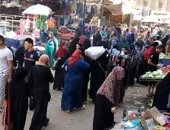 سوق عشوائى بمنطقة بيجام.. شكوى أهالى شبرا الخيمة خوفا من انتشار كورونا