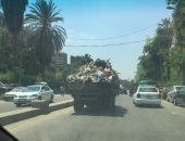 شكوى من سير سيارت نقل قمامة مكشوفة بشارع ترعة الإسماعيلية محافظة القاهرة