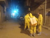 معاً ضد الكورونا تعقم منازل الحالات الإيجابية فى 6 مناطق بأسوان