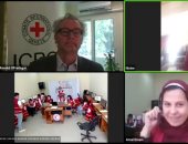 وزيرة التضامن تتابع أعمال المتطوعين بالهلال الأحمر المصرى.. صور