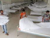 تحويل مركز تسوق لمستشفى مؤقت ببنجلاديش لاستيعاب مصابى كورونا.. صور