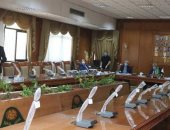 إجراء مقابلات للمتقدمين لمنصب عميد معهد الكبد القومى بالمنوفية