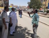 فض أسواق مزغونة والعزيزية بالبدرشين وغلق وتشميع مقهى ومحلات مخالفة