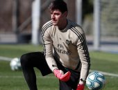 كورتوا يتحدث عن أول تدريب لريال مدريد فى عصر كورونا 