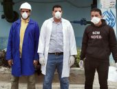 الجيش الأبيض.. صورة جماعية لمراقبي الصحة بالشرقية فى مواجهة كورونا