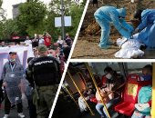 صور..العالم هذا الصباح.. مقابر جماعية لدفن ضحايا كورونا فى الهند وجثامين تنتظر الدفن.. مظاهرات بالكمامات بمحيط البرلمان فى صربيا بمشاركة الآلاف..كولومبيا تخفف القيود وتعيد فتح الاقتصاد رغم استمرار إصابات الوباء