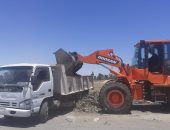 مراكز المنيا تنفذ حملات للنظافة ورصف الطرق بالتزامن مع أعمال الرش والتطهير.. صور