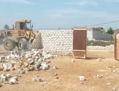 صور .. استرداد 1900 متر من أراضى أملاك الدولة ببرج العرب غرب الإسكندرية