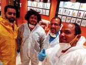 جيشنا الأبيض.. "خالد" و زملاؤه فى مواجهة كورونا بالحجر الصحى بمرسى علم