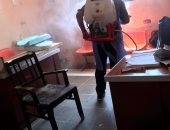 صور.. رش وتطهير المنشآت الحكومية والصحية والشوارع بشوارع البحيرة لمواجهة كورونا