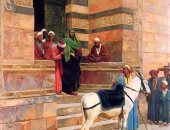 100 لوحة عالمية.. "الخروج من الصلاة" كيف يحترم المصريون "عالم الدين"