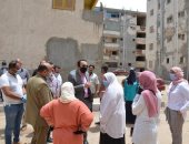 نائب محافظ الإسماعيلية: يتابع أعمال ترميم 8 عمارات سكنية بمساكن الإحلال.. صور