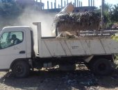 رفع 70 طن من القمامة والمخلفات الصلبة فى حملة نظافة بقرى مركز المراغة بسوهاج 