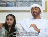 الجد والحفيدة.. محمد بن زايد يظهر مع حفيدته فى محاضرته الرمضانية الثالثة