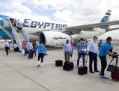 مطار مرسى علم يستقبل رحلة طيران استثنائية لعالقين بالسعودية تقل 300 مصرى