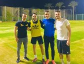 صور.. دونجا VS الونش فى مباراة ترفيهية بمشاركة حماقى وثنائى الأهلى