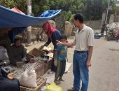 فض 3 أسواق فى تلا بالمنوفية لمنع انتشار فيروس كورونا