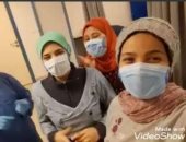 "إعصار محلى محطوط على كورونا".. 3 ممرضات يحتفلن بتعافيهن في قها..صور وفيديو