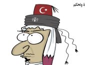  كاريكاتير صحيفة سعودية.. الرئيس التركى "عثمانلى" متغطرس