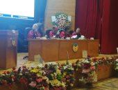 صور..وزير الرياضة يناقش رسالة ماجستير بالغربية حول تأثير منافسات كرة القدم