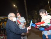 3 أفواج جديدة للعائدين من الخارج تصل مدينة جامعة القاهرة لقضاء الحجر الصحى